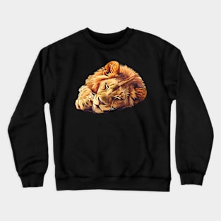 sleeping liion Crewneck Sweatshirt